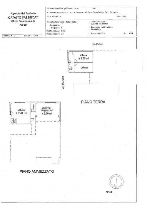 Ufficio in affitto a San Benedetto Del Tronto (AP)