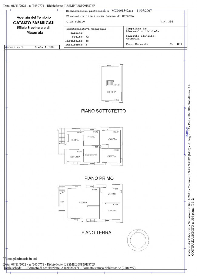 Casale in vendita a Sarnano