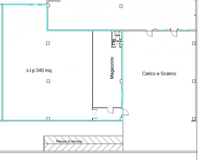 Locale commerciale a Porto San Giorgio