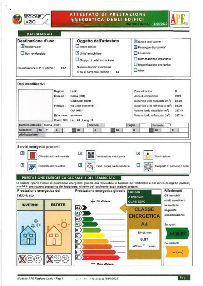 Appartamento in vendita a Roma - Talenti