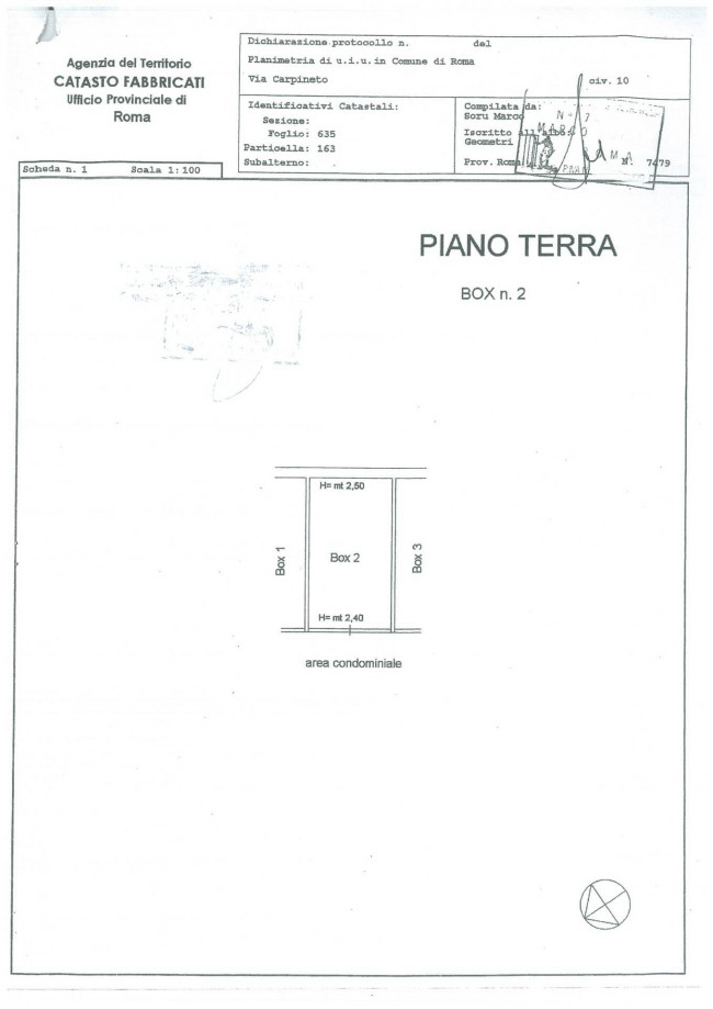 Box o garage in vendita a Roma - Centocelle