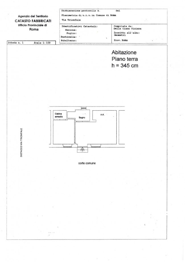 Appartamento in vendita a Trionfale, Roma (RM)