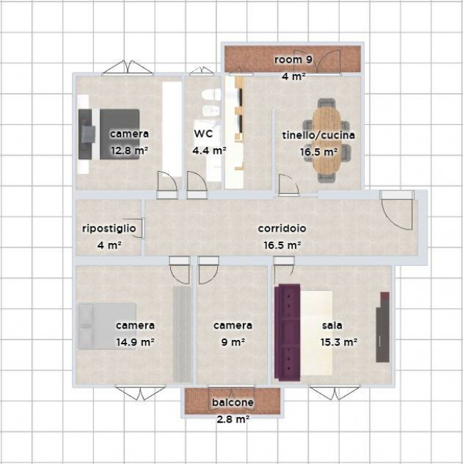 Appartamento in vendita a Prato