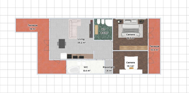 Appartamento in vendita a Prato