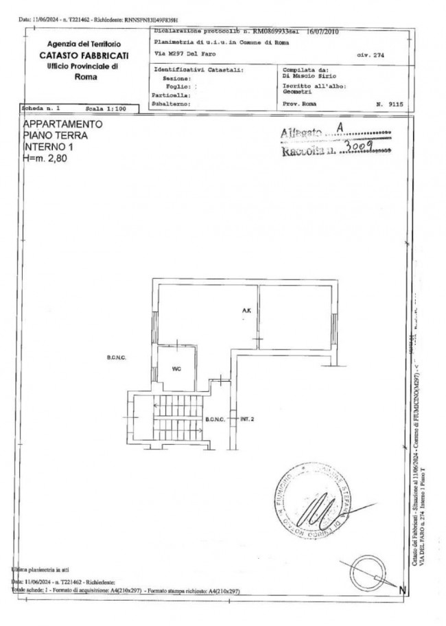 Appartamento in vendita a Fiumicino
