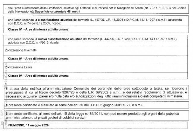 Terreno Residenziale in vendita a Fiumicino