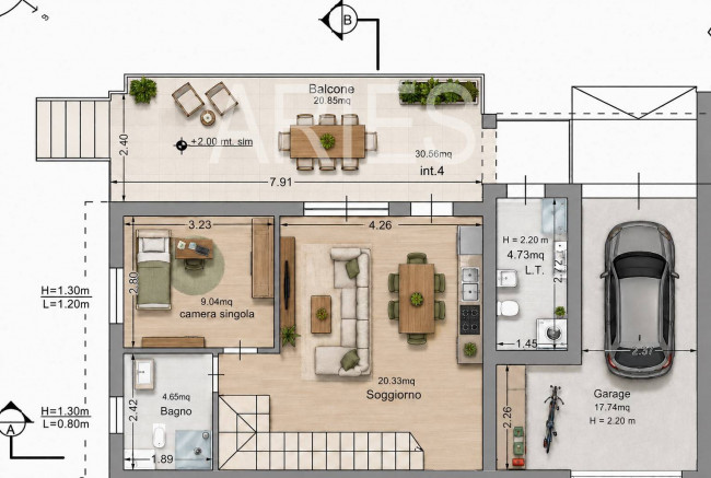 VILLA QUADRIFAMILIARE in vendita a Fiumicino
