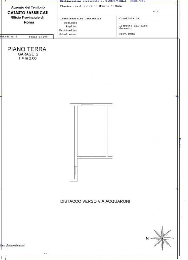 Box o garage in vendita a Roma
