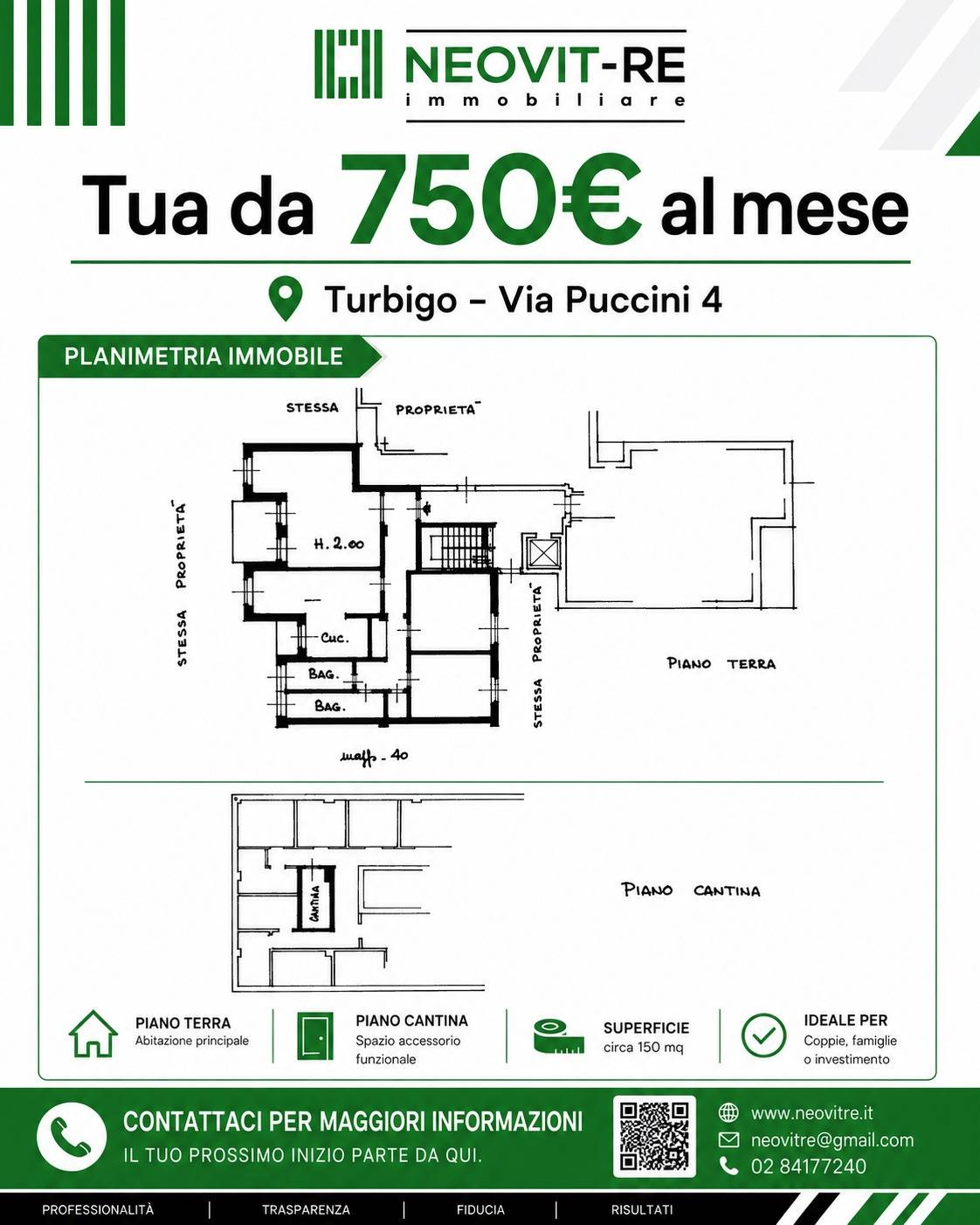 Appartamento in vendita a Turbigo