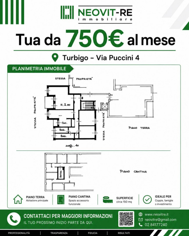 Appartamento in vendita a Turbigo