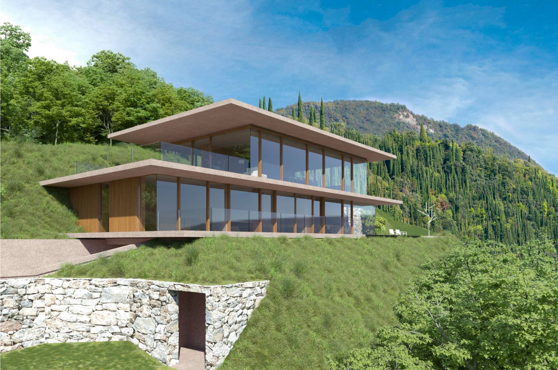 Bauen von Land in Toscolano Maderno Ankündigung 82-91
