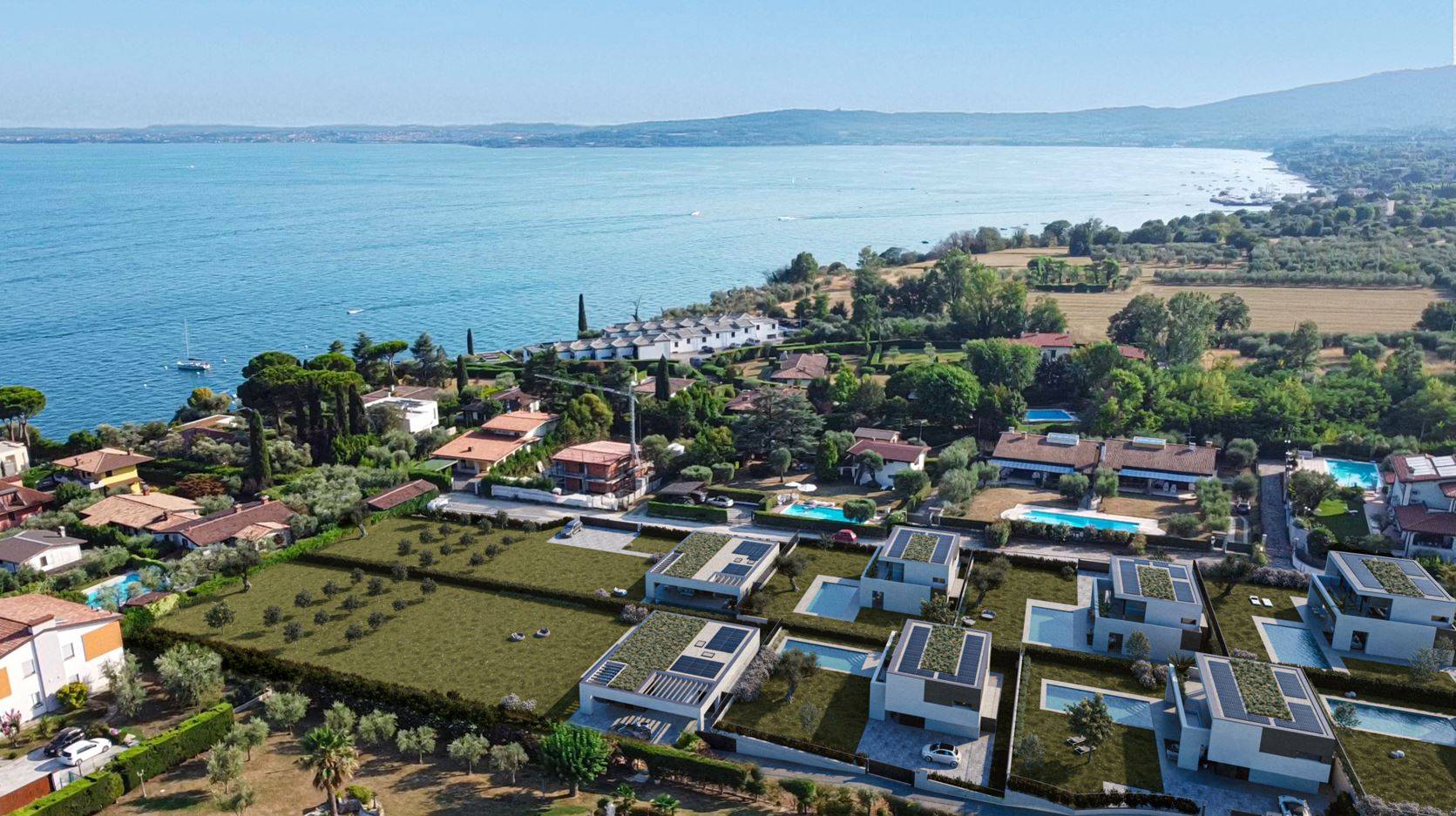 Neugebaute Einzelvilla mit privatem Pool – im Herzen der Valtenesi