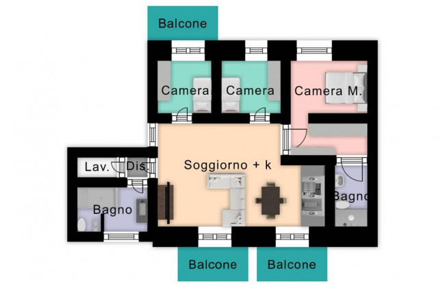 Appartamento in vendita a Alassio