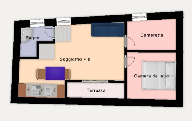 Appartamento in vendita a Ortovero